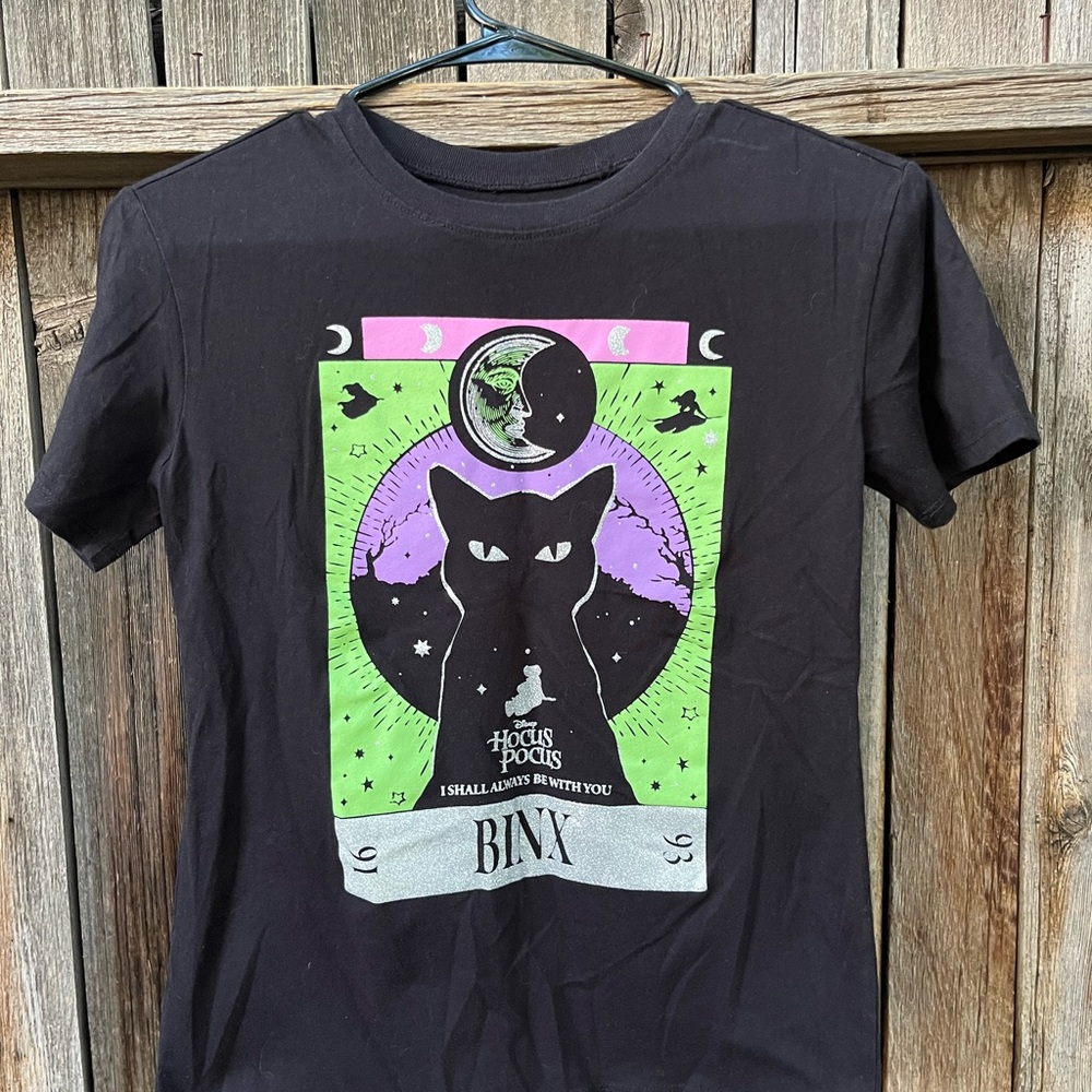 Thackeray Binx Disney Black Hocus Pocus T-Shirt 🐾🖤🐈‍⬛ Halloween Tshirt